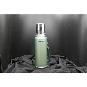 ORIGINAL 1980's Vintage Stanley Insulated Thermos-STAINLESS STEEL drinking cup